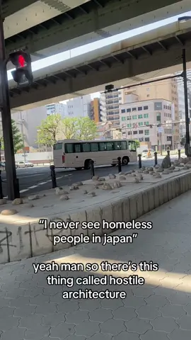 so frustrating to see it in major cities #architecture #hostilearchitecture #homeless 