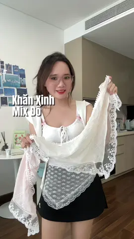 Khăn phụ kiện xinhh #thuylinhdts #khanchoang #khanvoan #khanquang #phukien #phukienthoitrang 