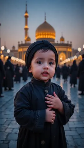 Muhrram🖤#TikTokViral #IslamicShorts #CuteBabyRecites #aivideo #gemini #veo3 #YaHussain #BibiSakina #MuharramShorts #ShiaNoha #MuharramKaGham #BabyNoha #Noha2025 