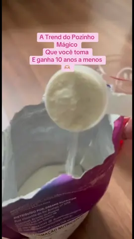 Trend do Pozinho mágico que te rejuvenesce, melhora a pele, tônus muscular, cabelos, unhas e articulações. Dessa eu participo 🫶🏼 #trend #pozinhomagico #trenddomomento #colageno #verisol #colagenopuro #colagenotipo2 #botoxnatural 