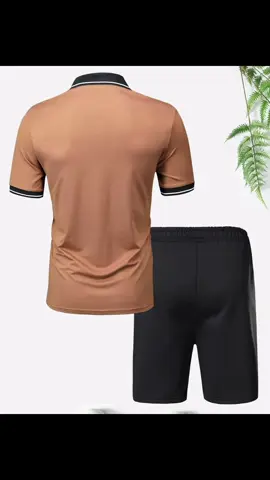 Ensemble polo à manches courtes #tiktokshop #soldesdété #fyp #france🇫🇷 #foryoupage❤️❤️ #viral #Summer #clothes #t_shirt 