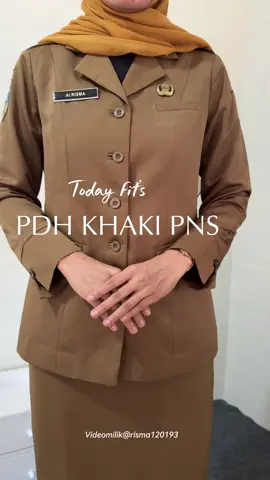 PDH KHAKI PNS #pdhkhaki #bajukhaki #seragampns #pnsmuda #asnpppk #pppkguru #pppk2024 #pnsmuda #pdhputih #pelantikan #pnscantik 