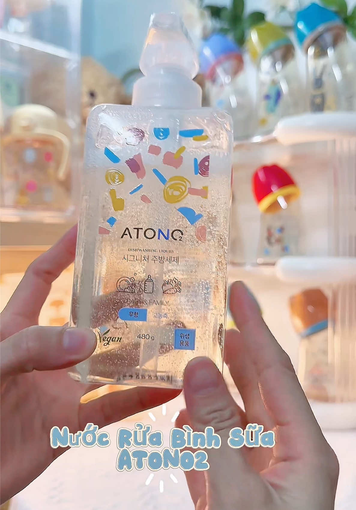 Sạch bong kin kít, ưng liền 🫧🍀🫶🏻🍼👧🏻👶🏻♥️🪴 #mesanshin  #atono2 #nuocruabinhsua #nuocruabinhatono2 #ruabinhsuachobe #mebimsua #mebimreview #abcxyz #viral 