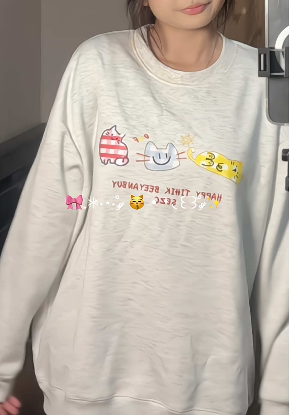 เสื้อแขนยาวน้องแมววว #เสื้อแขนยาว #เสื้อคลุม #เสื้อสเวตเตอร์ 