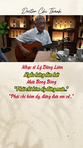 Nhạc sĩ Lý Dũng Liêm và ca khúc Mưa Bong Bóng #bolero #bolerohaynhat #chithanhbolero #hochiminh #california #saigon #muabongbong #lydungliem 