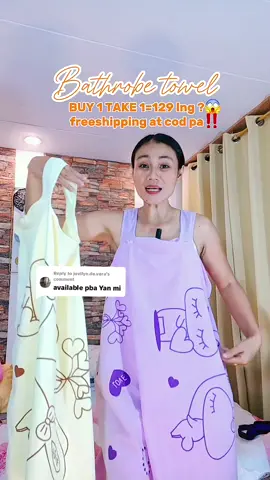 Replying to @jovilyn.de.vera Bathrobe towel BUY1TAKE1‼️#bathrobe #bathrobetowel #bathtowel  bathrobe  bathrobe towel bathtowel