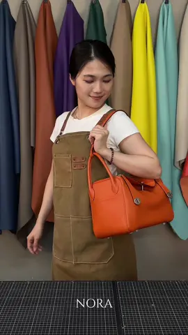 Saying no to fake leather, saying no to machine-made. This is Nora Handmade bag. #HandmadeBag #handmadeleatherbag #ArtisanBags #LuxuryHandbags #HandcraftedBag #HandmadeLuxury #LeatherBag #ArtisanCraft #UniqueDesign #ArtisticBags #CreativeHandbags #FashionArt