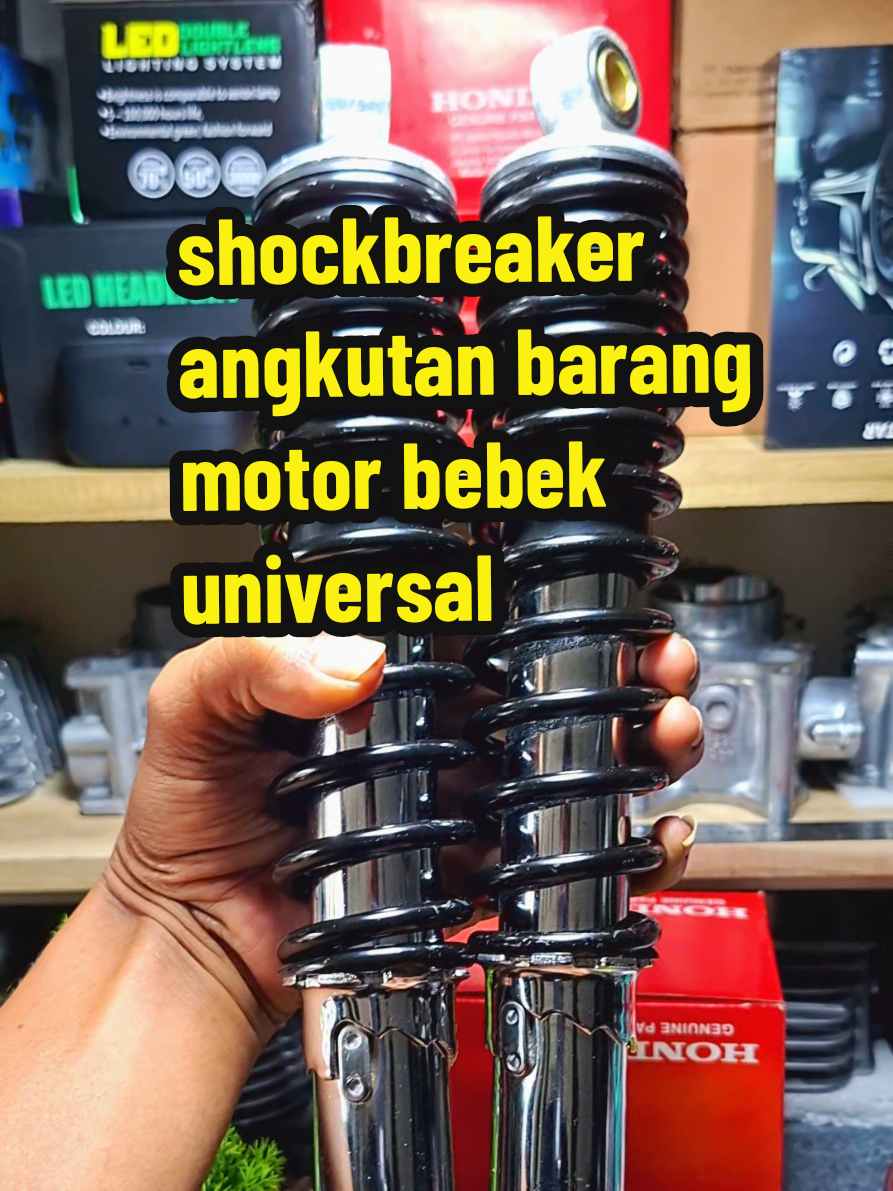 2pcs shockbreaker angkutan barang motor bebek universal #shockbreaker #motorbebek #universal #promodiskon #guncang77 #wibgajian #fypage 