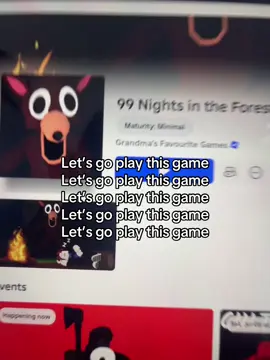 I love this game #99nightsintheforest 
