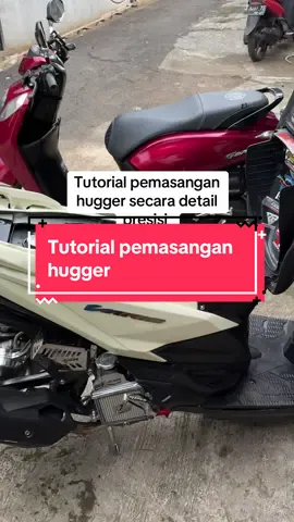 Pemasangan hugger secara detail‼️ #vavarioan #variocream #varioproper #variomodifikasi #varionistyindonesia 