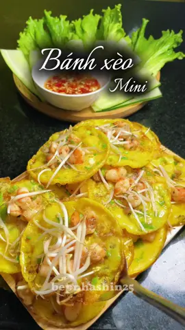 Phần  83 | Bánh xèo mini ngày mưa, cái nào cũng giòn 🤤#LearnOnTikTok #viralvideo #thinhhanh #banhxeo 