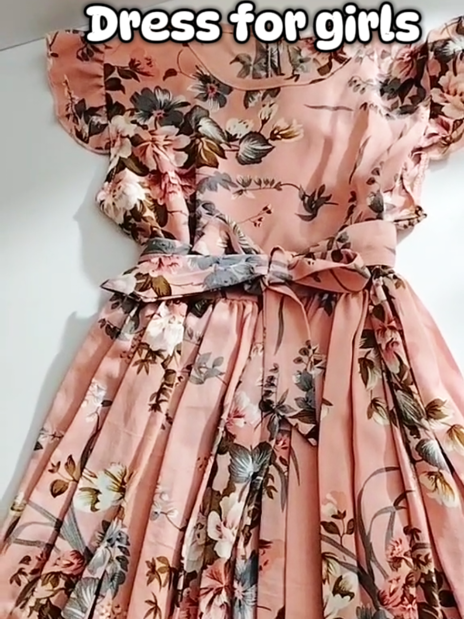 Pleated dress for kids 5- 12 yrs old #bestida #fashion #outfit #OOTD #kidswear #kidsdress #dress #floraldress 