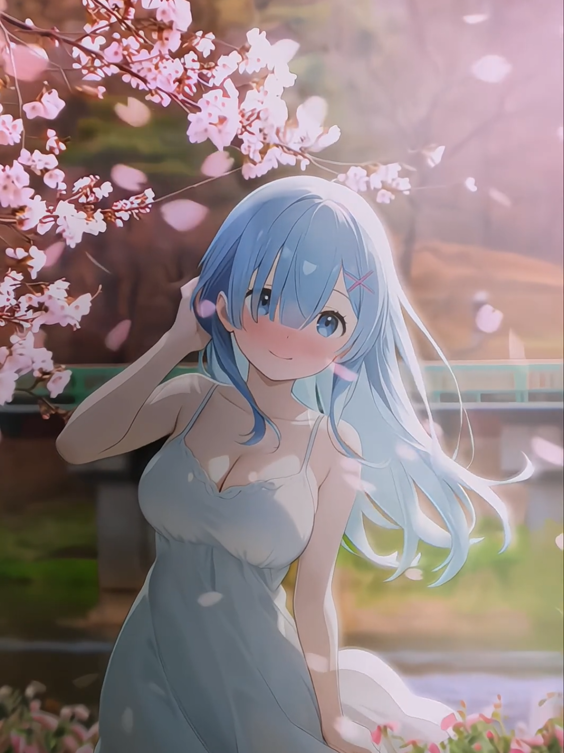 [レム] Live Wallpaper  Long Hair Rem 🌸 