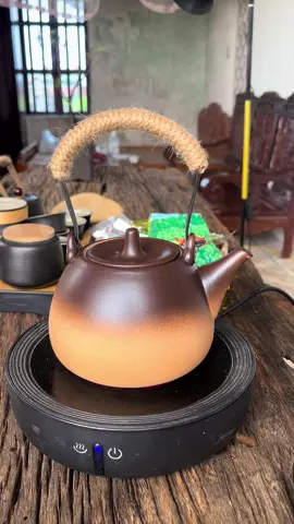 Ấm gốm vừa đẹp vừa sang, đun nước pha trà #dunnuoc #phatra #am #amgom 