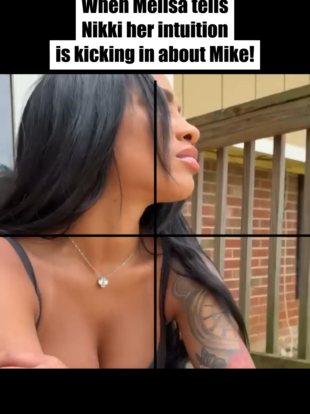 When Melisa tells Nikki her intuition is kicking in about #ike_#kountrywayne #kountrywaynecomedy