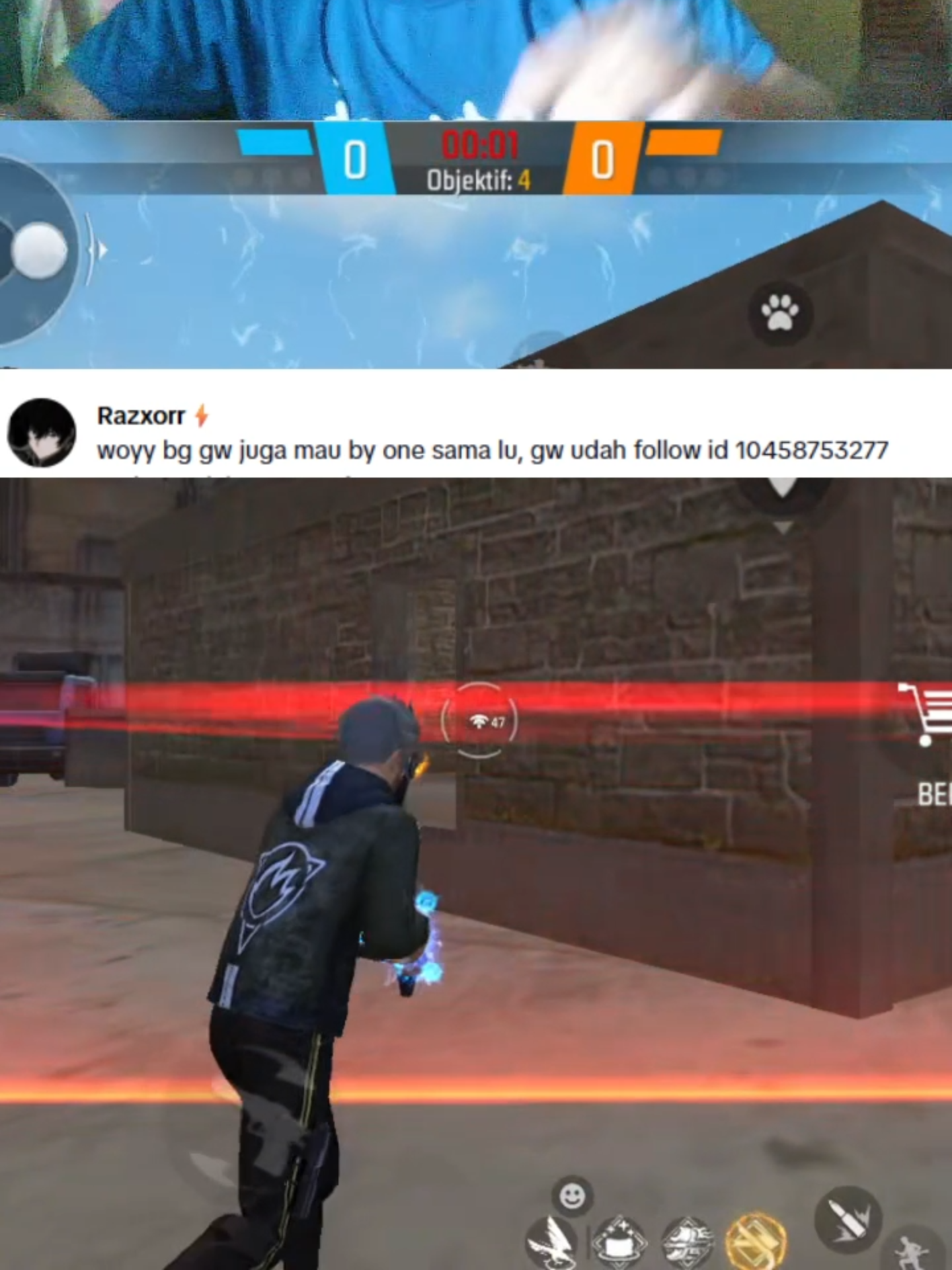 waduh hampir kalah kita, hebat banget anjir musuhnya   #freefire #alpagame #gameplayfreefire #fypシ゚