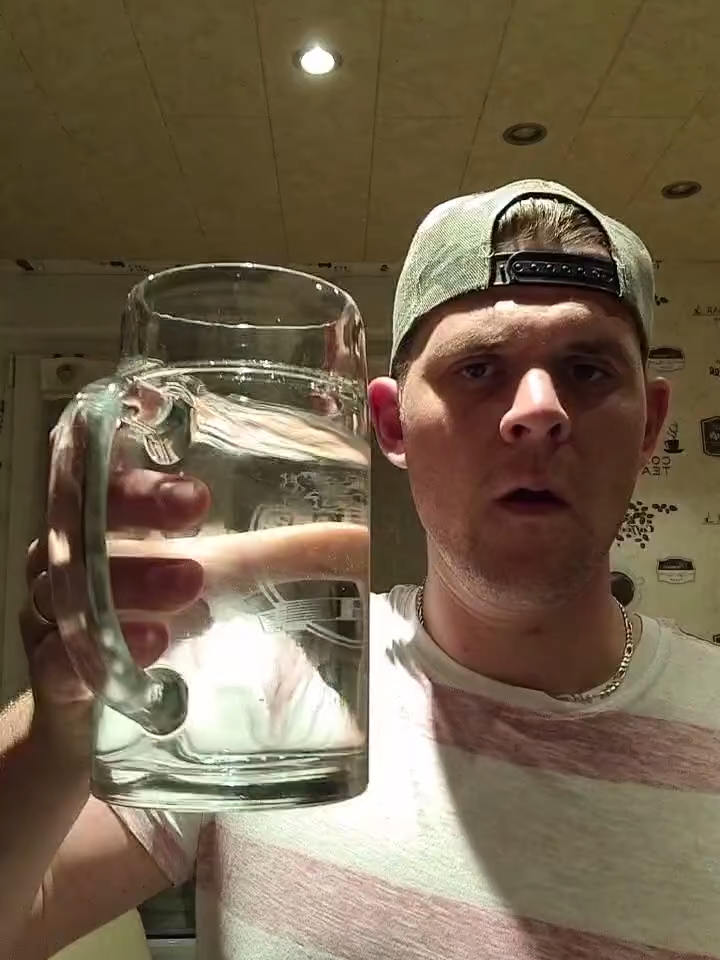 drink water #water #cup #fast #drinking #sparklingjupp