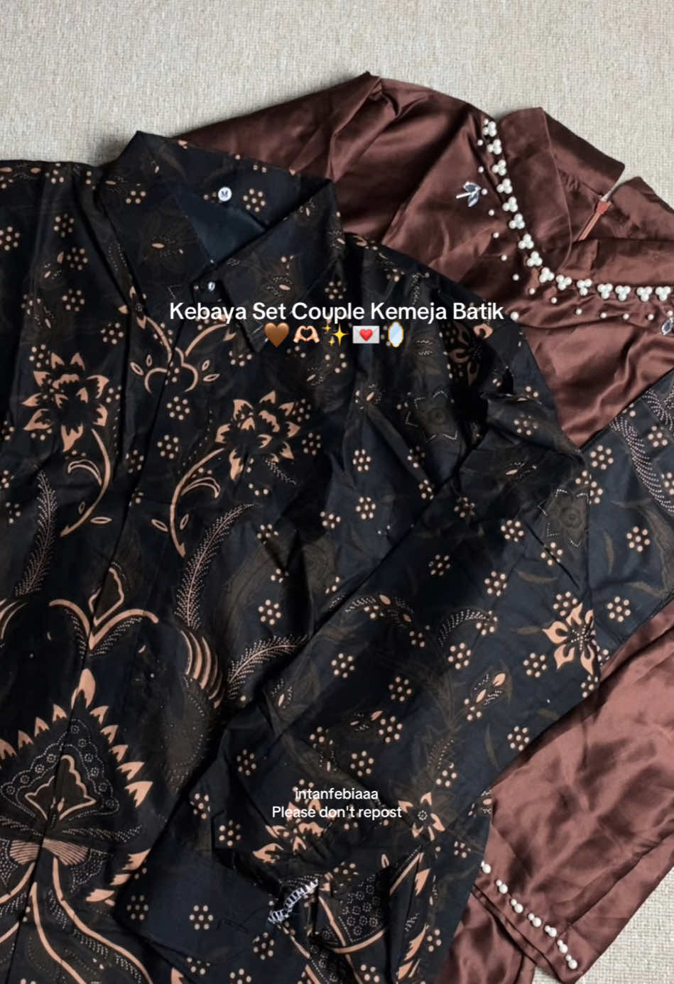 Ga bingung lagi buat nyocokin kebaya sm kemeja karna ada set couple semurce ini😍🫶🏻 #foryou #fyppppppppppppppppppppppp #kebayamodern #kebayalamaran #kebayamurah #outfitkondangan 