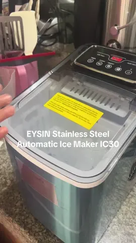 Thank you EYSIN IC30 ICE MAKER for this amazing and quick ice maker.  #eysin#icemakersatisfaction  #eysinicemaker#satisfied#loveit 