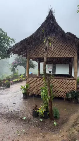 view kampung viral Cipelah saat turun hujan bikin syahdu♥️♥️ #murottalquran  #lilirahmah 