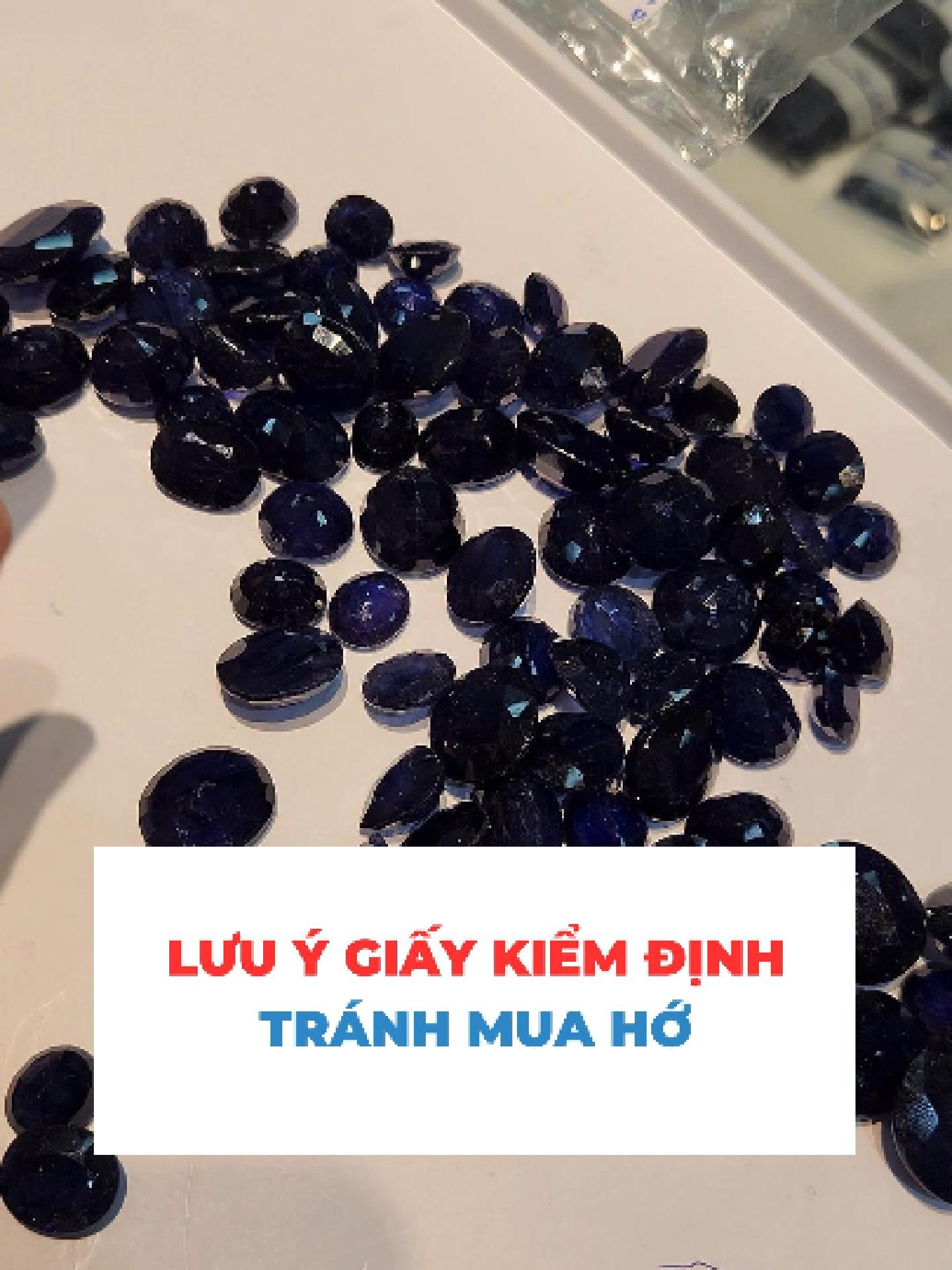 Thêm một lưu ý nữa về giấy kiểm định đá quý nha các bác  #nhungnhomo #daquy #gemologist #kiemdinhdaquy #sapphire #hocdaquycungNhung