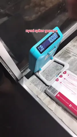 speaker gopay ne apik cek aja kranjang kuning #dagang #speaker #gopay #qris #jokowi #capcut #viral #fyp #viral 