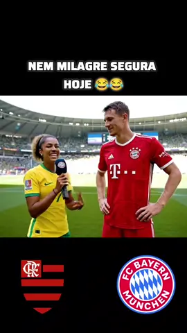 FLAMENGO VS BAYERN MÜNCHEN 🤣🤣 NEM MILAGRE SEGURA HOJE 😂 #veo3 #googleveo3 #flamengo #bayernmunich #fyp #foyou #MundialDeClubes 