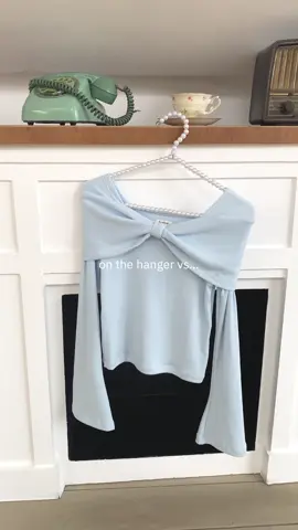 Beatrice top in baby blue 🫰🏻🩵