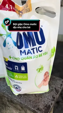 Bột giặc dùng được cho cả bé sơ sinh #xh #omomatic #viral 
