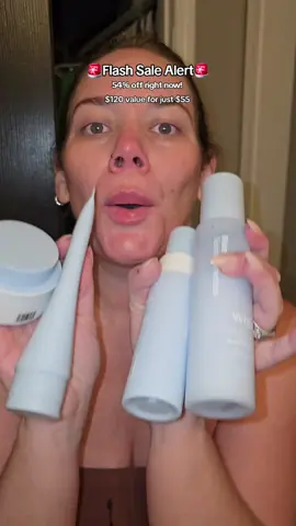 This is the deal of the summer! A complete skincare routine for just $55?!?! What?!!?! @WNP SKINCARE #wnpskincare #wnp #affordableskincare #flashsale #dealsforyoudays 