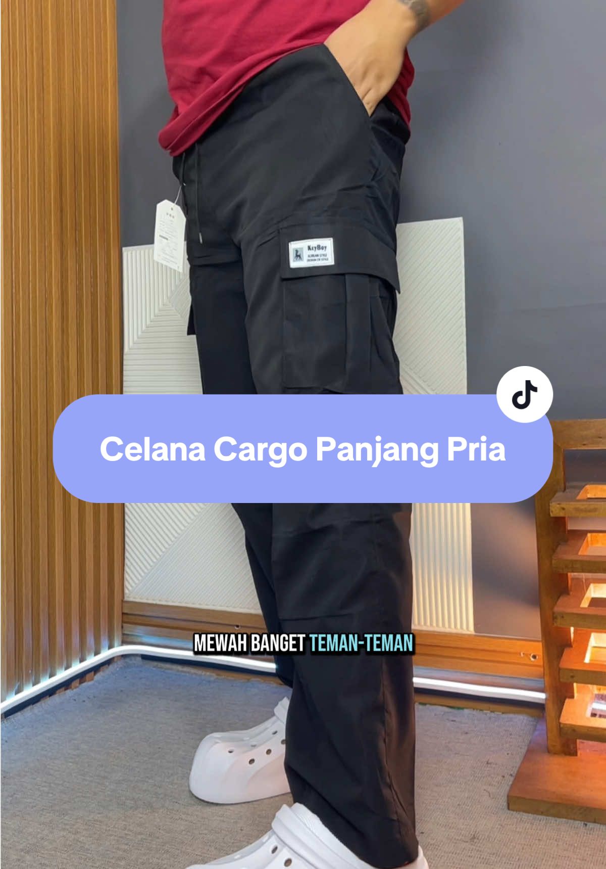 Celana cargo panjang pria kekinian casual trend #celanacargopanjang #celanacargopanjangpria #cargopanjang #celanacargo #cargopants 