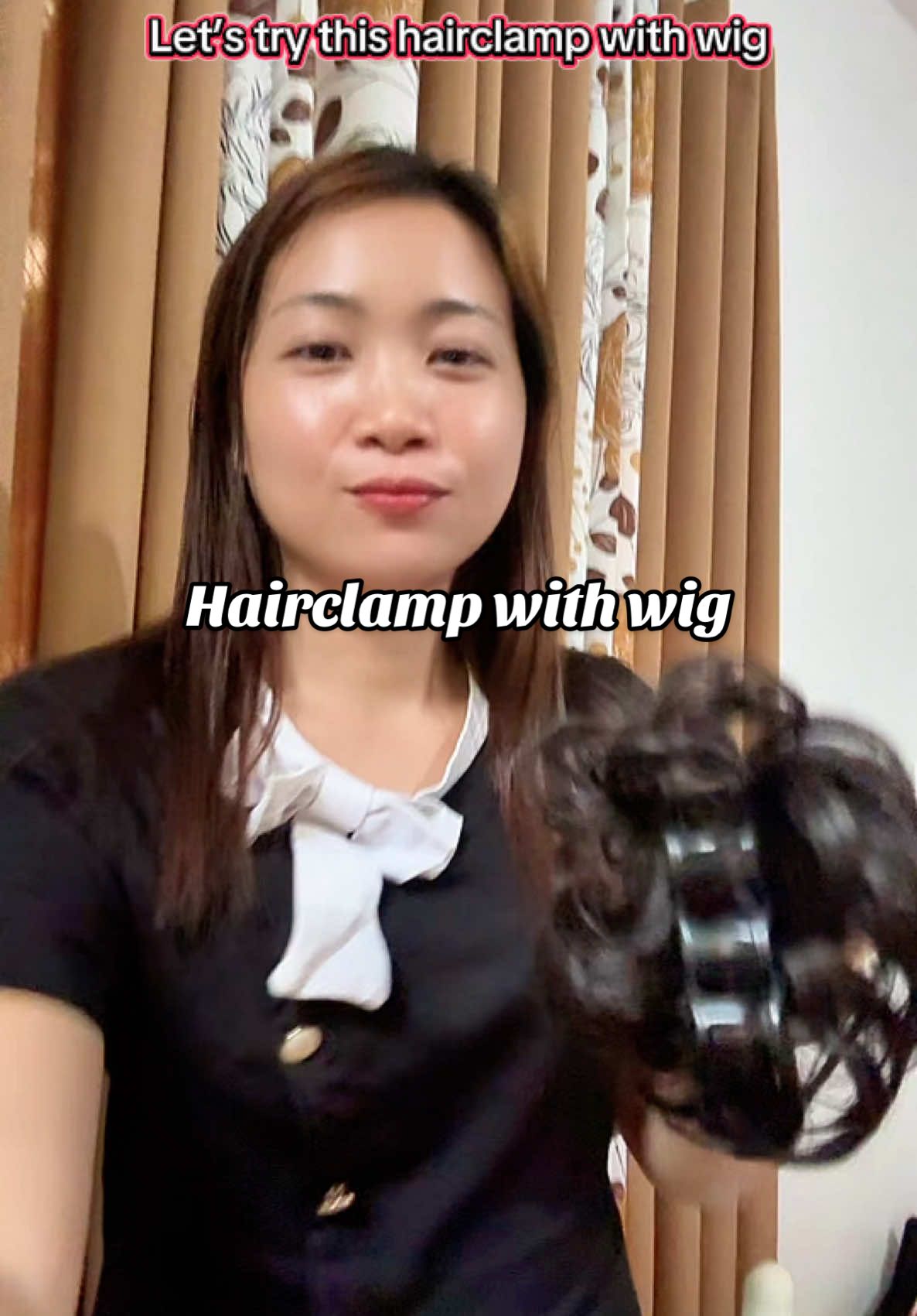 Hairclamp with wig #hairclamp #hairclampwithwig #hairstyle#hairaccessories #hairdo 