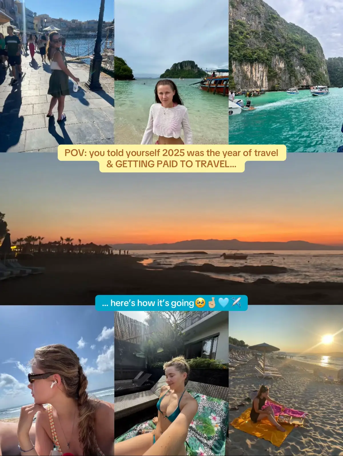 Looking back at the past 6 months makes me realise HOW much I’ve actually achieved in that time, don’t get me wrong it’s been endless hours of outreaching and lots of hard work but WE DID THAT!! Here’s to the next 6 months🫶🥂 #travelcontentcreator #getpaidtotravel #howtogetpaidtotravel #travelugccreator #paidtravel #travel2025 #passporttopaidtravel 