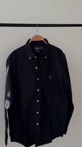 Black Ralph Lauren long sleeve✨🎱 📦Available instock ig: notre.gen #ralphlauren #shirt #longsleeve #outfitinspo #fyp #black #cambodia 