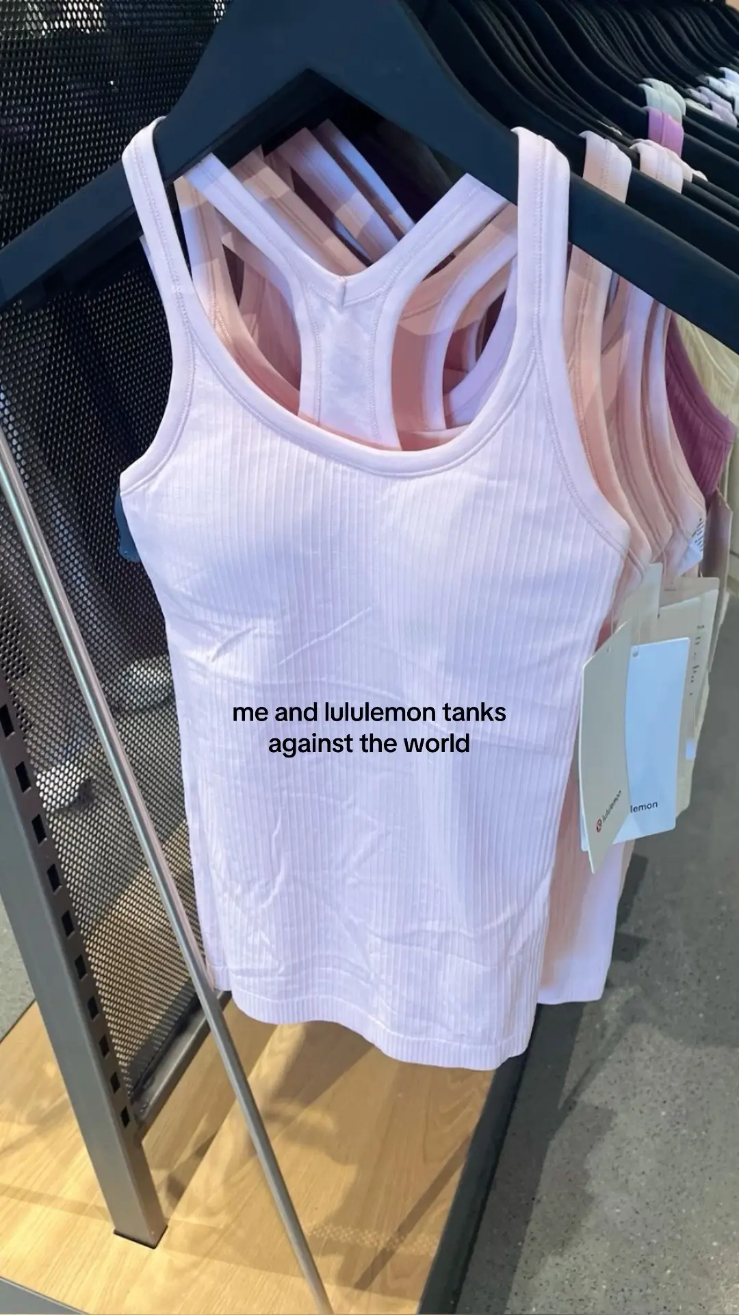 i don’t go anywhere without them #lulu #lululemon #Summer #tank #pilates 