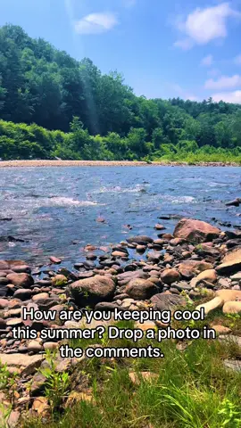How are you keeping cool in the summer heat?#beautifulviews #explorevermont #vermont #explorevt #brattleboro #vermonthikes #scenicspots #wanderlust 