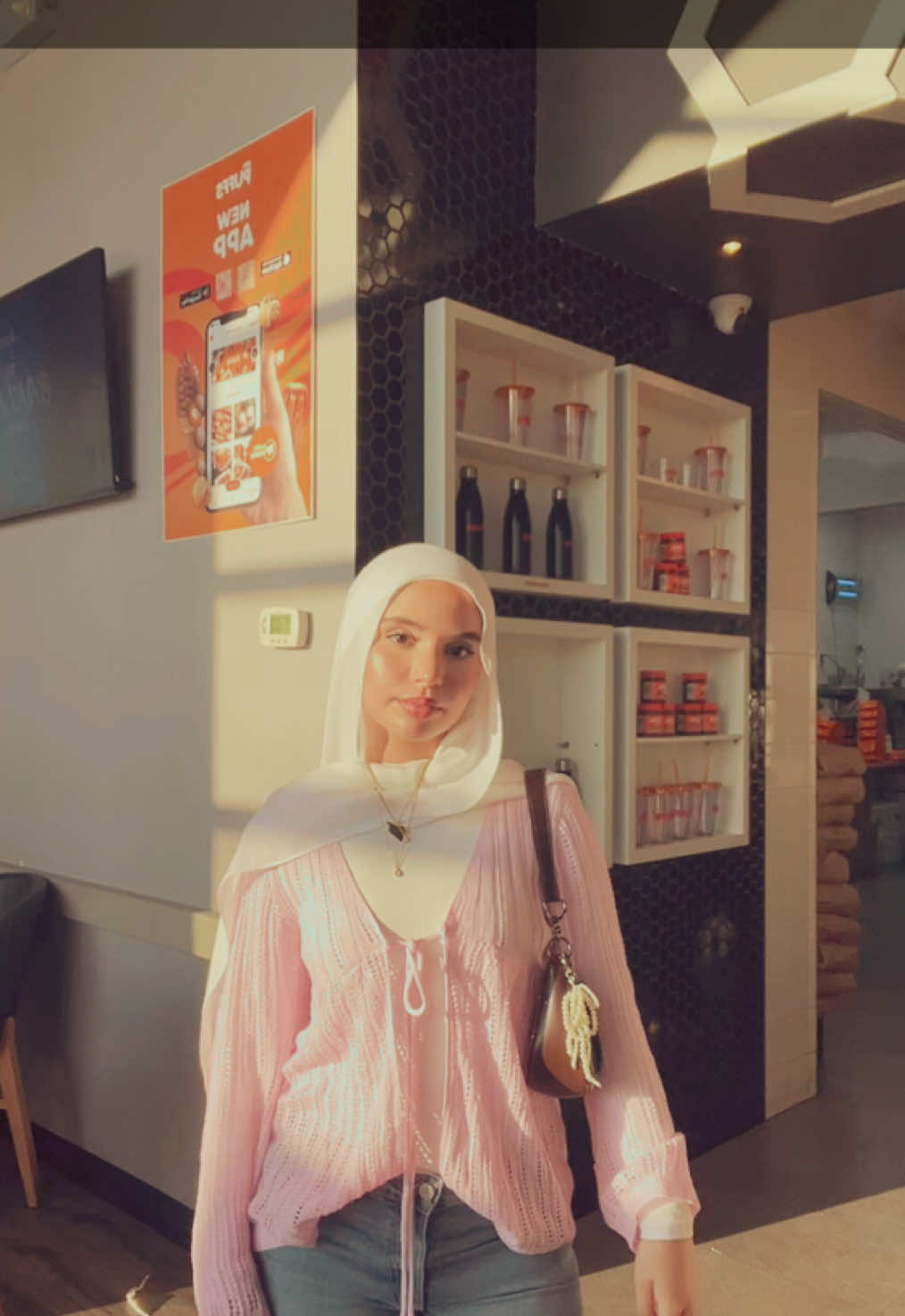 💕🌸🎀🩰💗 #hijabi #OOTD #fyp shirt is from shein