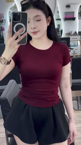 Áo Thắt Eo Ôm BYJANE cotton Trơn #fyp #xh #outfit #xuhuongtiktok #thoitrangnu #aothun 