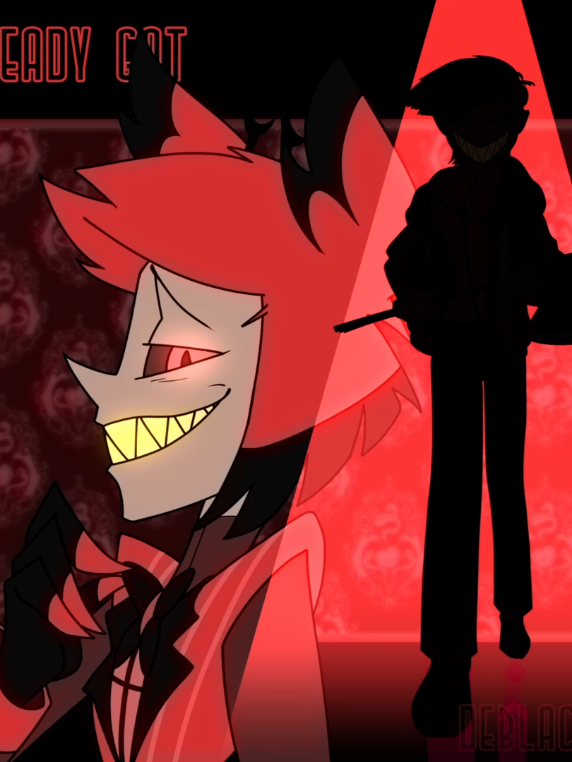 alastor Unhealthy obsession #alastor #hazbinhotel #hh #humanalastor  the drawing is of modren human alastor