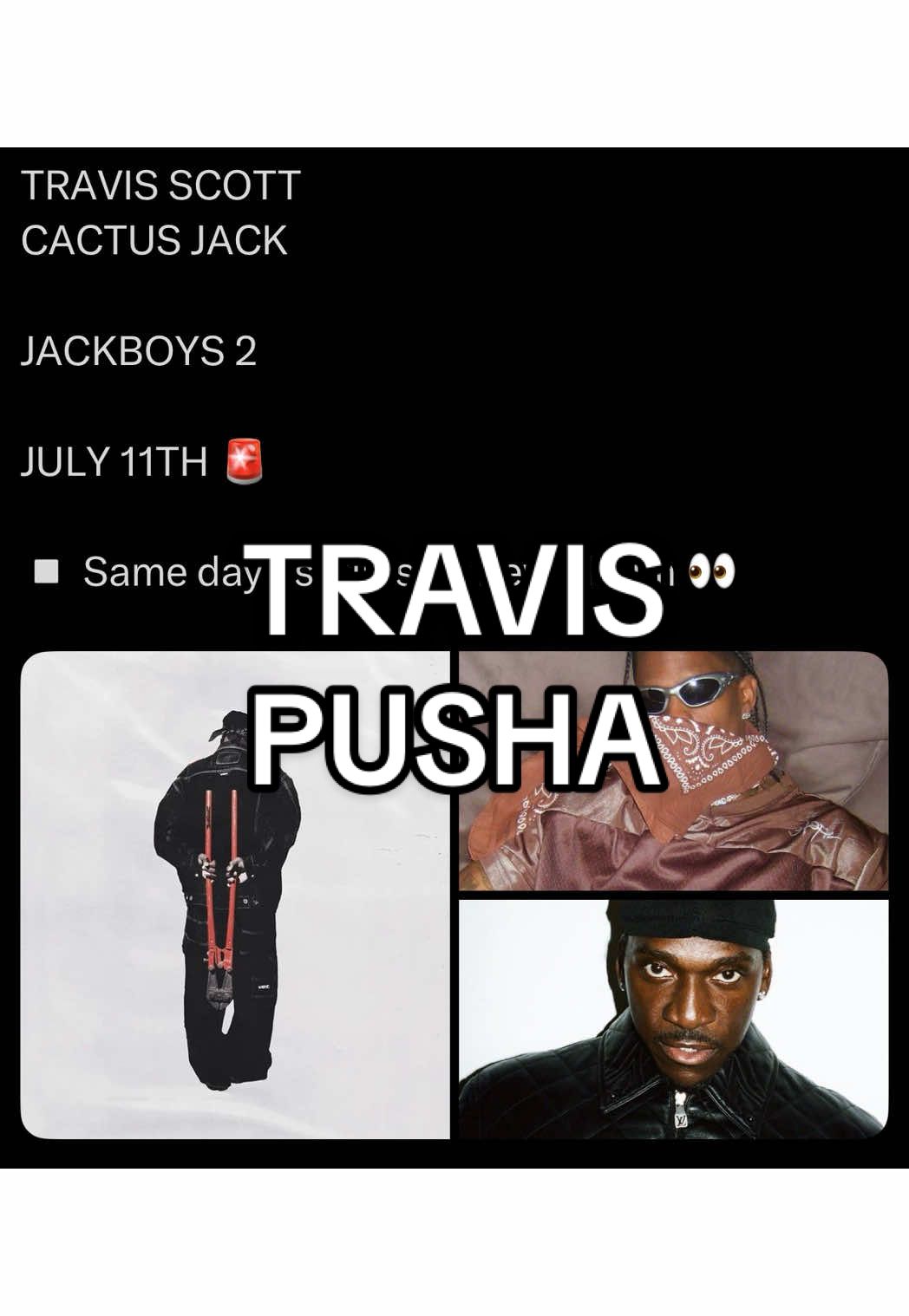 JACKBOYS 2 vs Let God Sort Em Out July 11th (speaking it into existence) #travisscott #cactusjack #jackboys2 #pushat #theclipse #letgodsortemout #rap #raptok #fyp 