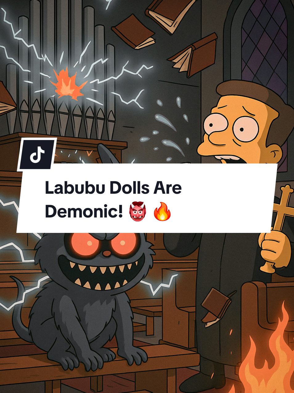 👹 Labubu Dolls Are Demonic! In Treehouse of Horror XXVIII, The Simpsons showed Pazuzu - a creepy demon doll with a twisted smile and mysterious power 🧸 🔥 Now, Labubu looks eerily familiar. Was The Simpsons trying to warn us?  Let me know what you think in the comments! 👇 #creatorsearchinsights #labubu #thesimpsons #paranormal #scary #labubuthemonsters #crazystory #labubuthemonsters #simpsonspredictions #paranormal #fyp #foryou #simpsonspredictions #2025prediction #bartsimpson #homersimpson #lisasimpson #margesimpson #maggiesimpson #foryou #mysterytok #mysteriousfacts #mysteries #darksecret #hiddentruth #unsolved #simpsons2025 #simpsonsclips #usa🇺🇸 #usa🇺🇸tiktok #unitedstates #usa_tiktok #simpson #simpsons #fyp #foryourpage #vira #predictions 