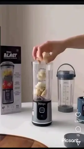 Cookbetterkitchenware ‼️limited stock ‼️ Price:1600ghc.  ☎️📲0553495108 for immediate delivery or pickup  Ninja Blast Cordless Portable Blender – Denim Blue [BC151UKNV] Ninja Blast Portable Blender, 530ml, Portable Cordless Mini Blender, Rechargeable, Lid & Sip Spout, Smoothies, Protein Shakes, Blends Ice & Frozen Fruit, Gift for her / him, Denim Blue,