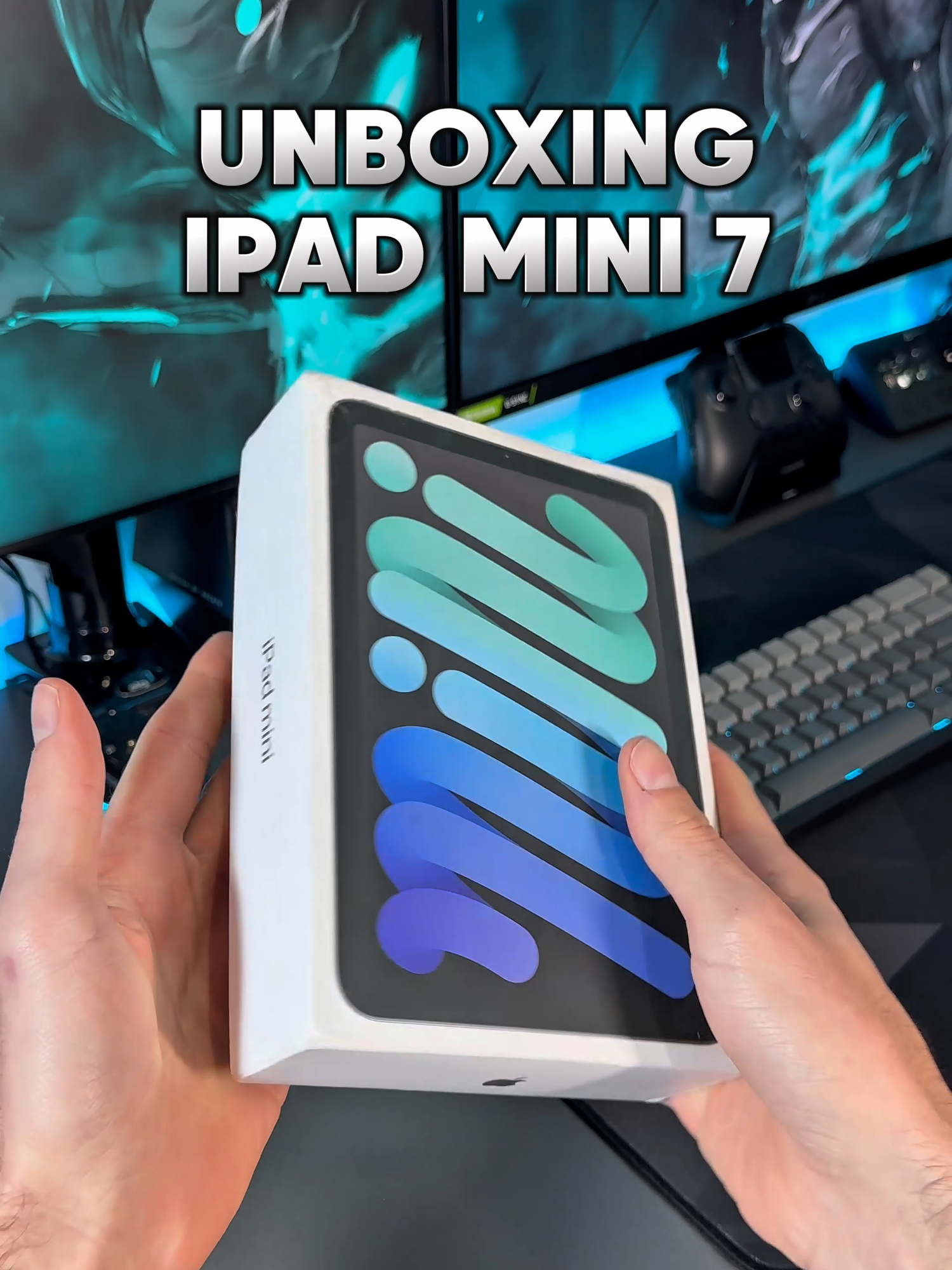 Unboxing do meu novo Ipad Mini 7 #unboxing #review #tech #setup