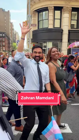 Zohran Mamdani Steals the Spotlight at Pride—Love Him or Hate Him, NYC’s Watching 🏳️‍🌈 #nycpride #nycmayor #tiktokpride #tiktokpartner 