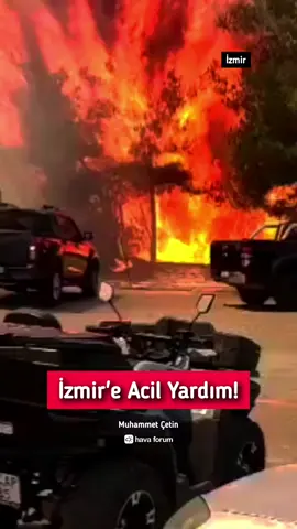 İzmir'deki yangınlar maalesef kontrol altına alınamıyor. Rüzgar çok kuvvetli... Ekiplere kolaylık diliyoruz... #izmir #sondakika #yangin