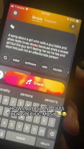 WHY IS IT ALWAYS SO SPECIFIC IT HAS TO BE AI #aimusic #suno #sunoapp #loveislandusa 