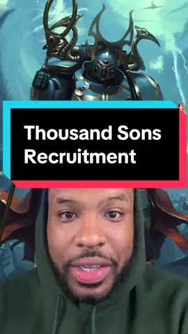 Replying to @Zornjaka Thousand Sons Recruitment #warhammer #warhammer40k #warhammercommunity #40k #lore #gaming #hoodguard #indeed#greenscreen 
