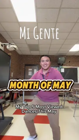 My Top 5 Most Viewed Dances this May.  Thank you for your support 🥰 . . #top5 #dancechallenge #hiphop #teacher #trendingsong #fyp 