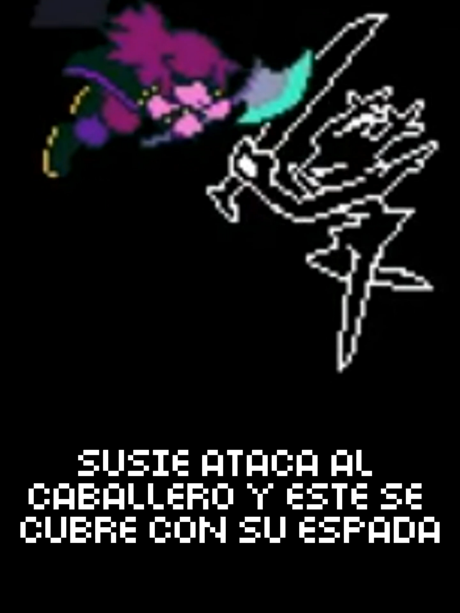 la CONEXIÓN entre KRIS y el ROARING KNIGHT | VIDEO COMPLETO EN EL CANAL #deltarune #undertale