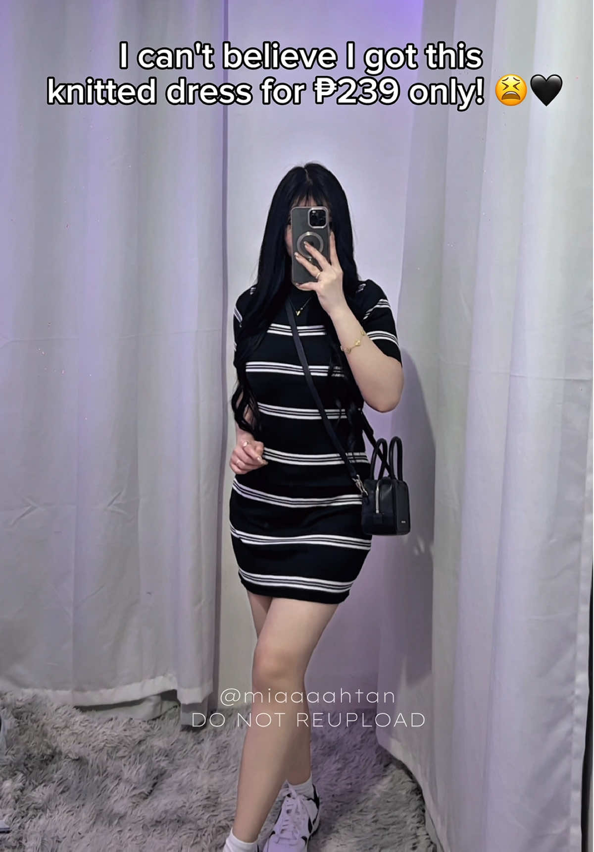 ₱239 Knitted dress? 🖤 Super ganda, walang halong eme! 😩 Bet ko yung nakaka shape!!!   #casual #casualoutfits #casualoutfit #dateoutfit #OOTD #outfit #classyoutfit #bodycon #bodycondress #knitted #knitteddress #cutedress #minidress #fyp #foryou #foryoupage #basic #basicfit #basicoutfit 
